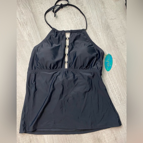 mynah Other - NWT Mynah Black Swim Top Size Large